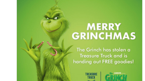 Treasure Truck UK 'The Grinch' Twitter Update
